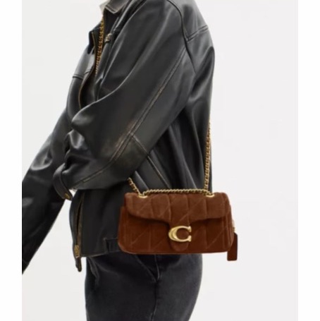 Coach 女士 Tabby 20 絎縫單肩包均碼碼20cm*7cm*11cm-5