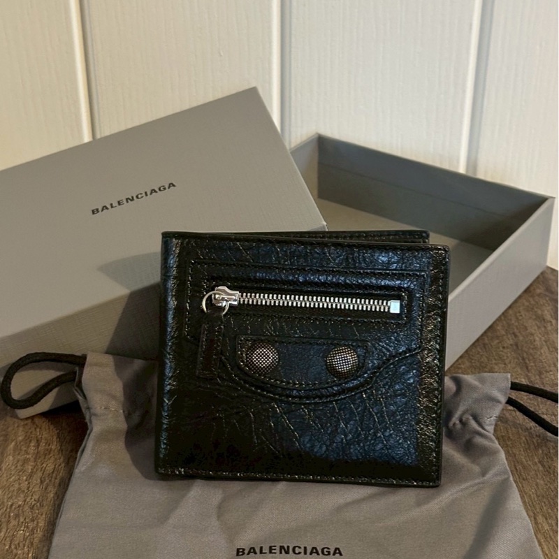 Balenciaga Le Cagole 皮革八卡短夾-2