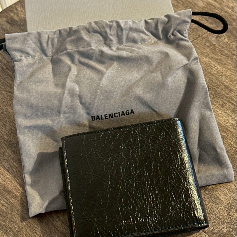 Balenciaga Le Cagole 皮革八卡短夾-3
