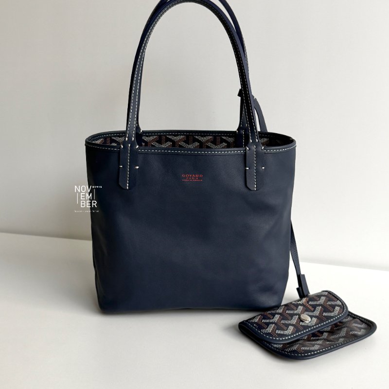 閒置新🫰🏻 Goyard 戈雅 Mini Tote Bag 深藍💙-4