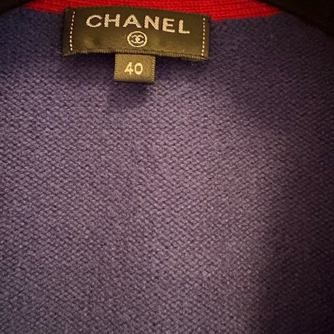 Chanel 100% cashmere經典兩口袋開襟衫-13