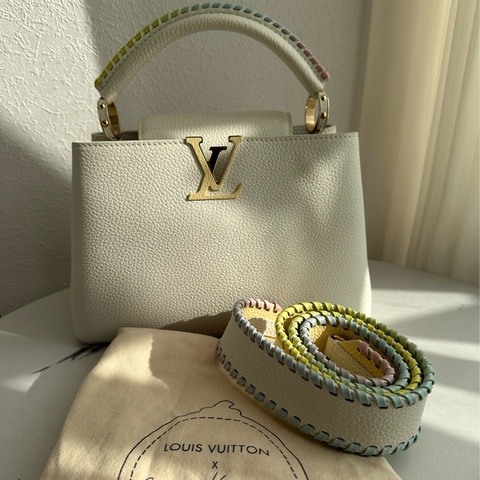 lv 極品包款 還有彩色編織背帶