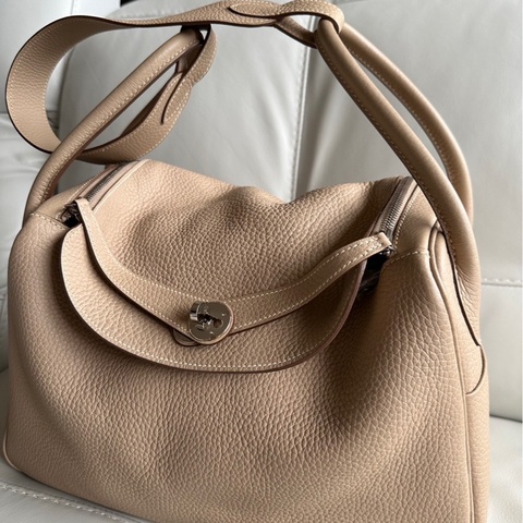 Hermes Lindy 34米灰TC皮