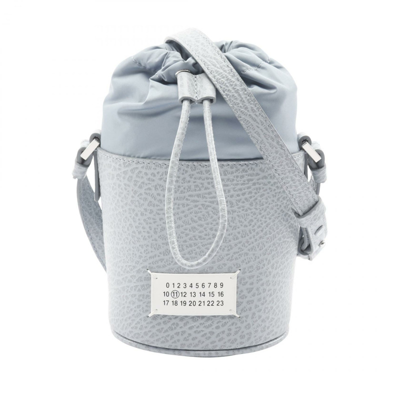 Maison Margiela 5AC Micro Bucket 斜背包 S56WG0164 皮革 藍色-0