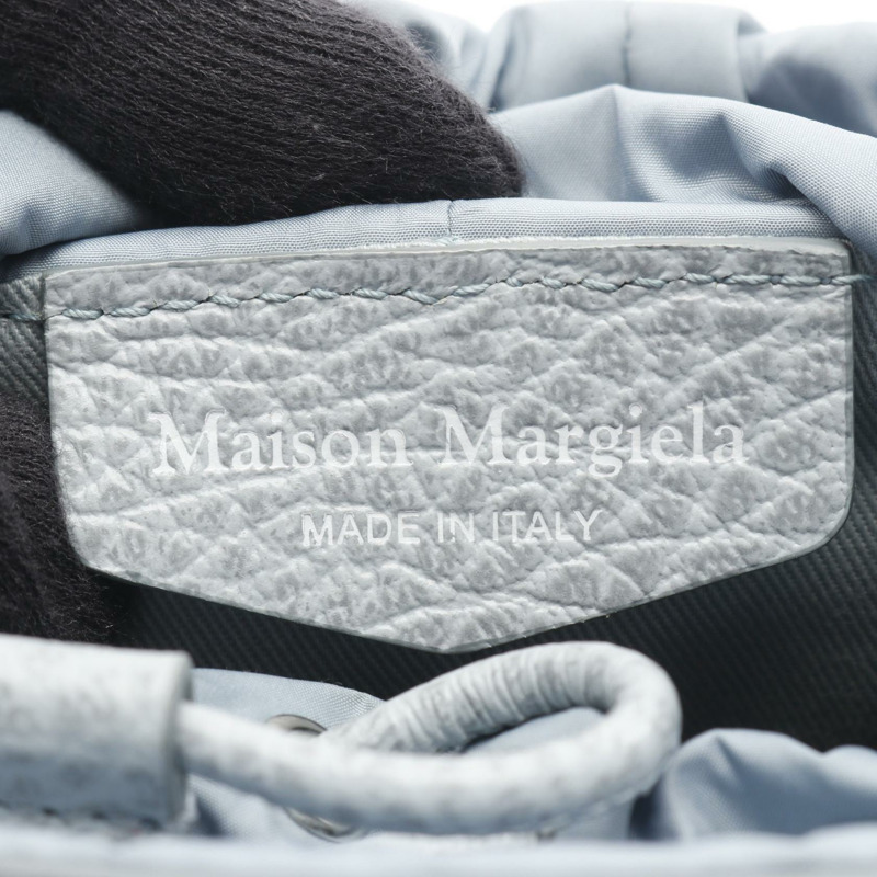 Maison Margiela 5AC Micro Bucket 斜背包 S56WG0164 皮革 藍色-3