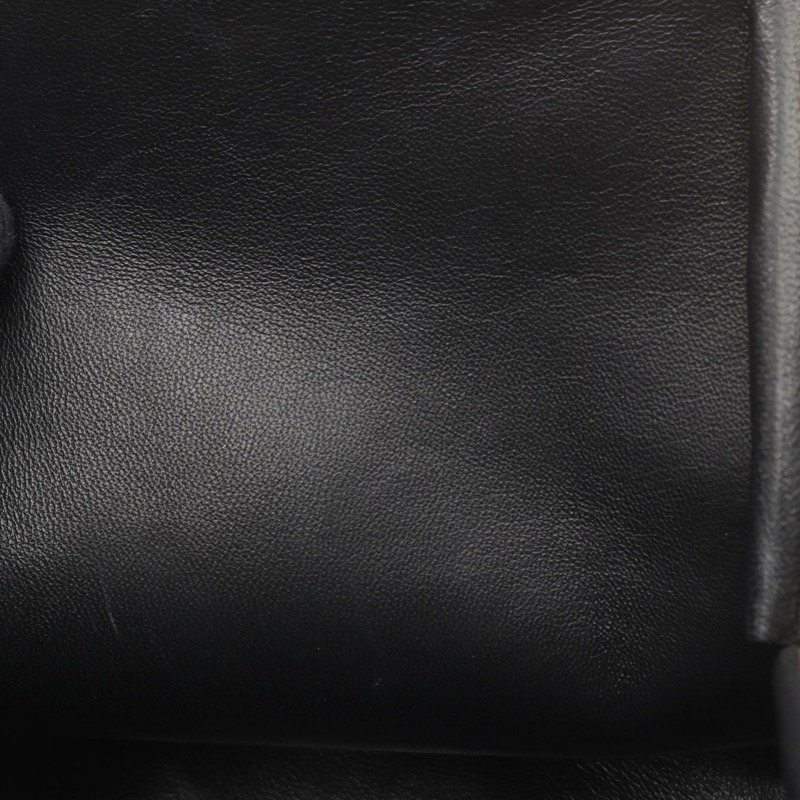 JIL SANDER GOJI SQUARE 手提包 帆布皮革 米色 黑色 二手 女士-7