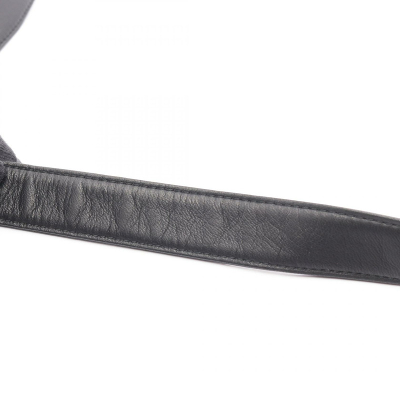 LOEWE Flamenco 單肩包 390.82.008 黑色皮革 二手 女士-8