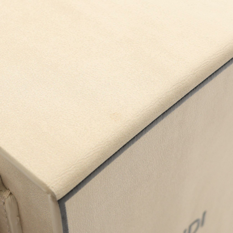 FENDI Box 斜背包單肩包 7VA519 皮革 米色 二手 男女通用-7