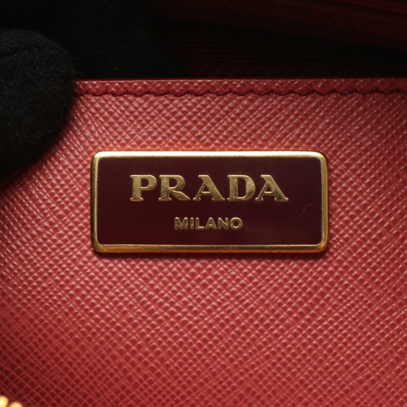 PRADA SAFFIANO LUX 肩挎斜背包 BL0837 Saffiano 皮革 粉色 二手-3