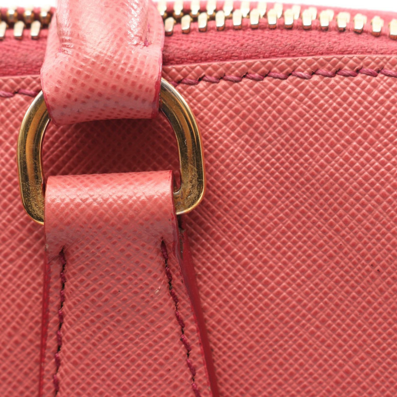 PRADA SAFFIANO LUX 肩挎斜背包 BL0837 Saffiano 皮革 粉色 二手-6