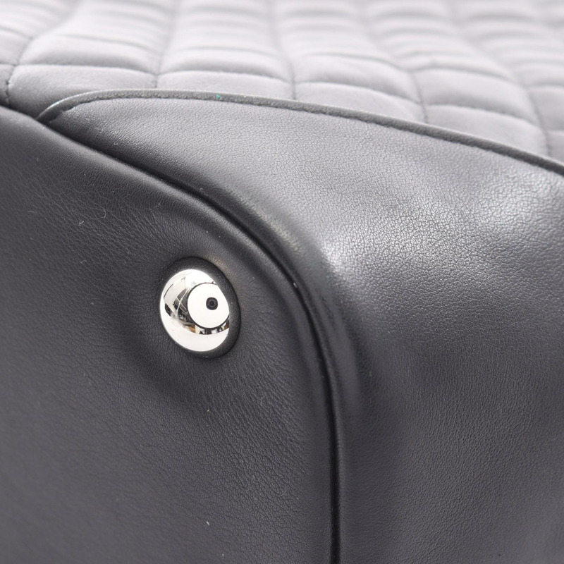 香奈兒 Cambon 系列大單肩托特包，羊皮黑色，二手女款-12