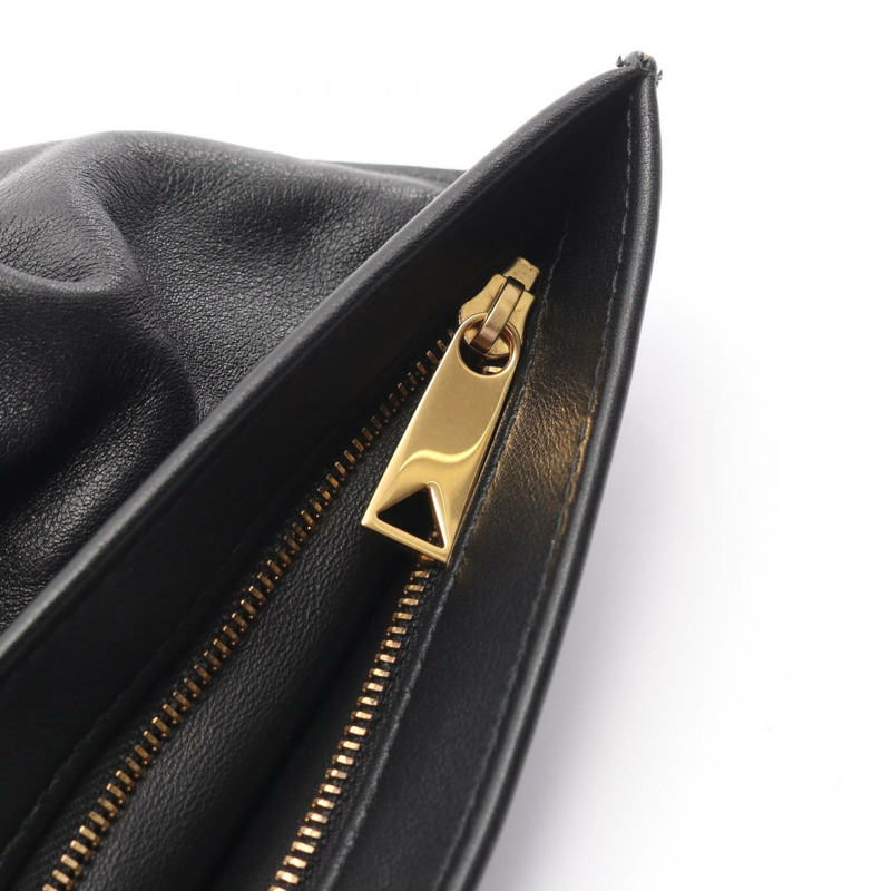 BOTTEGA VENETA 迷你 The Twist 商務手拿包 652001 黑色皮革 二手-6