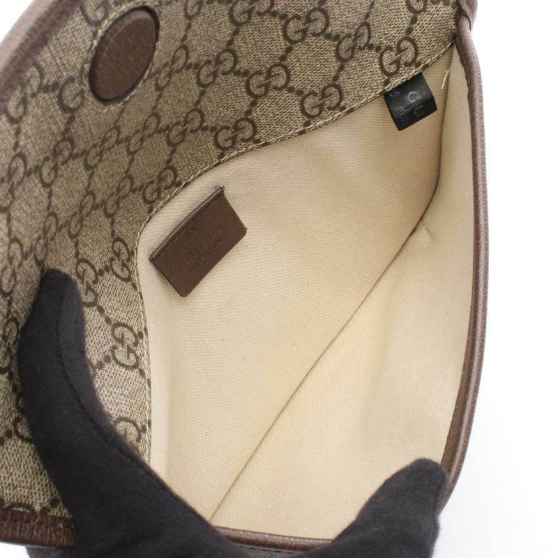 GUCCI GG Supreme Neo Vintage Sherry Line 腰包 493930 公尺棕色 二手-2