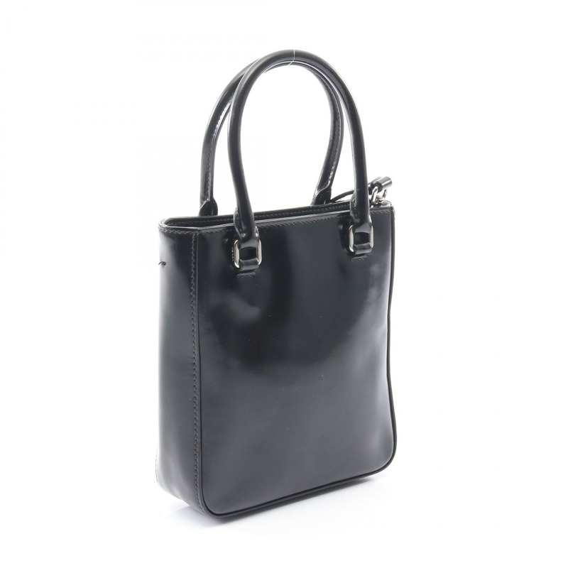 PRADA SPAZZOLATO 肩挎斜背包 黑色真皮 二手 女士-1