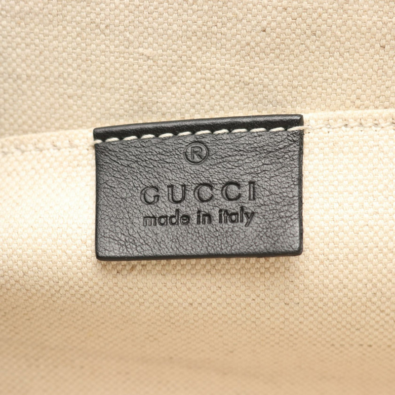 GUCCI 竹節狄俄尼索斯單肩手提包 421999 皮革 黑色 綠色 紅色 二手 女士-3