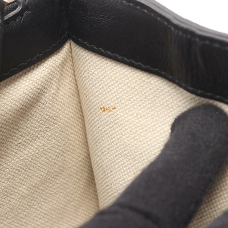 GUCCI 竹節狄俄尼索斯單肩手提包 421999 皮革 黑色 綠色 紅色 二手 女士-4