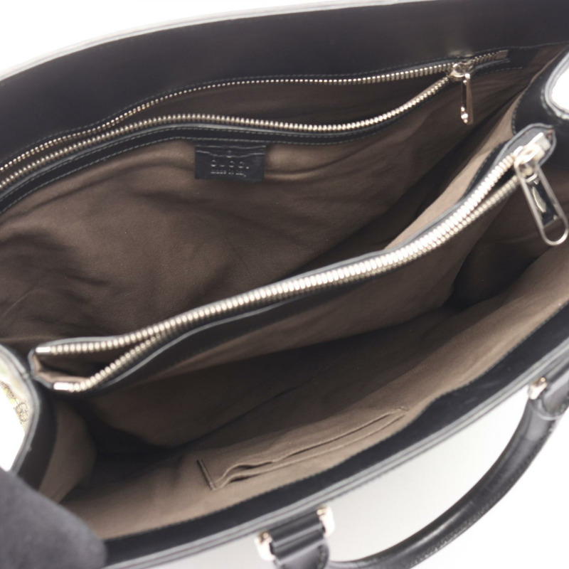 GUCCI GG Blooms 手提包 406387 帆布皮革 米色 綠色 黑色 二手 女士-2