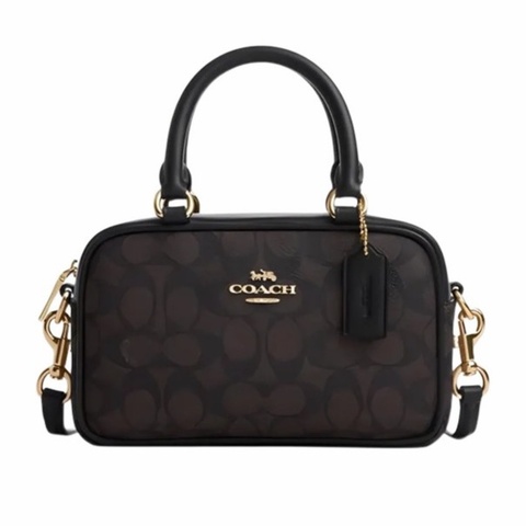 Coach 女士 拉鍊斜挎包均碼碼18cm*7cm*12.7cm
