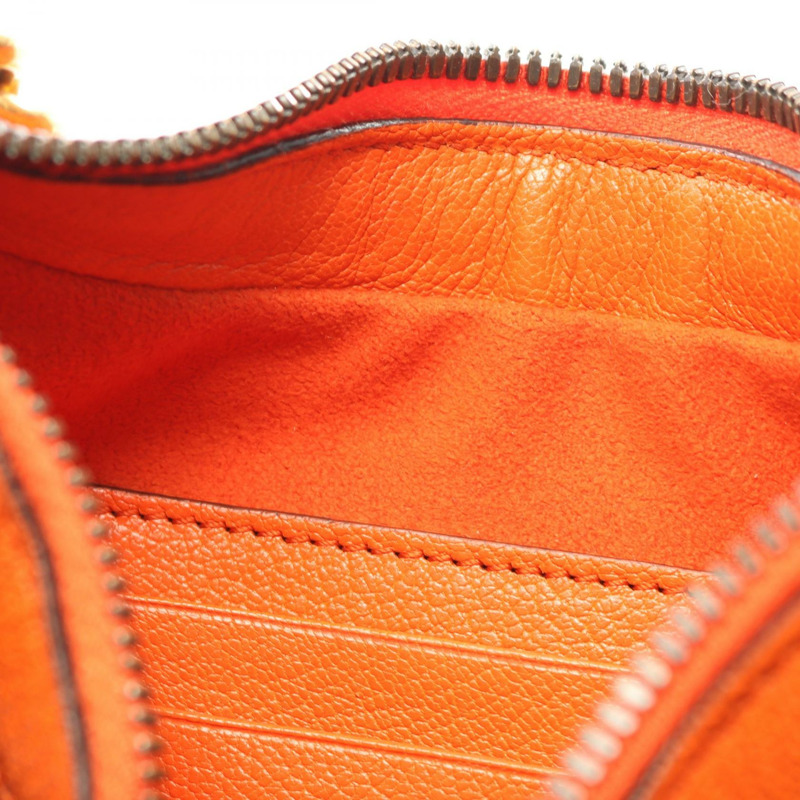 GUCCI Aphrodite 小號斜背包 731817 皮革 橘色 二手 女士-8