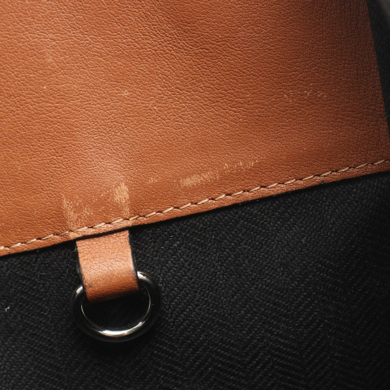 LOEWE Hammock 中型兩用單肩手提包 261806 棕色皮革 二手 女士-4