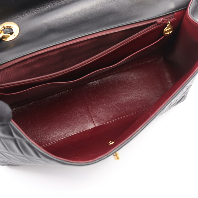 香奈兒 Jumbo Matelasse 34 鏈條肩背包 A01094 羊皮 黑色 GHW-2