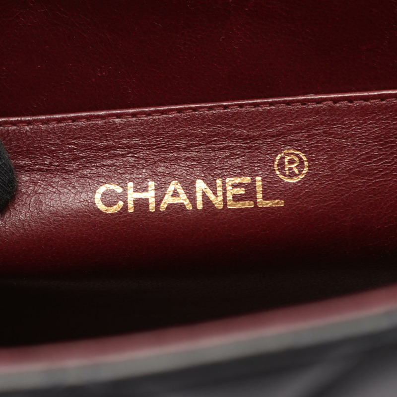 香奈兒 Jumbo Matelasse 34 鏈條肩背包 A01094 羊皮 黑色 GHW-3