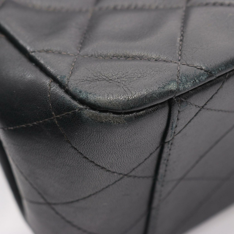 香奈兒 Jumbo Matelasse 34 鏈條肩背包 A01094 羊皮 黑色 GHW-9