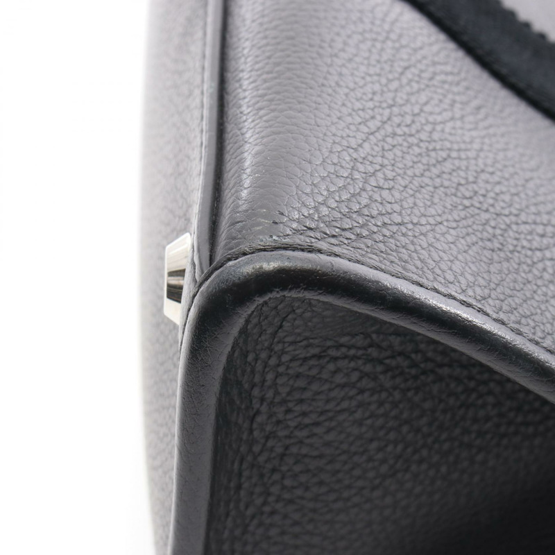 BALENCIAGA HARDWARE 手提單肩包 671400 黑色皮革 二手 女士 Logo-5