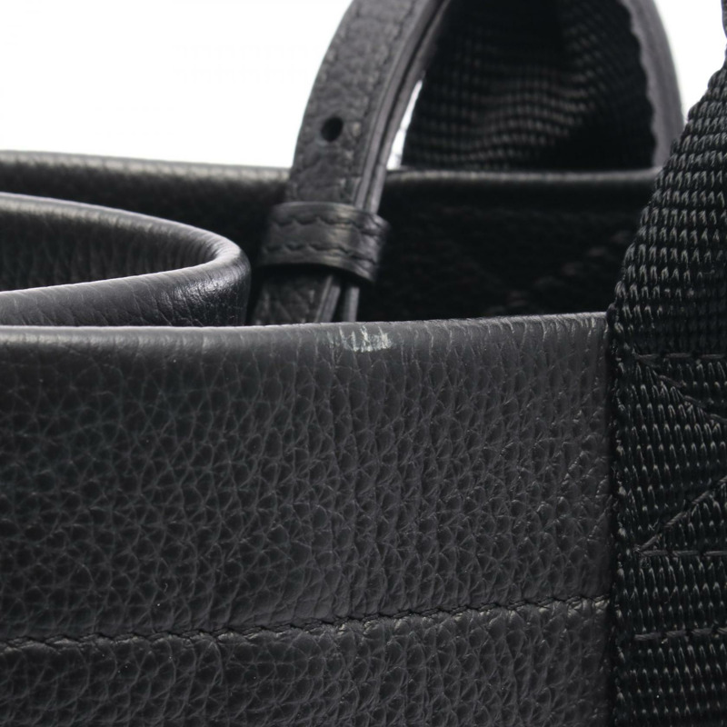 BALENCIAGA HARDWARE 手提單肩包 671400 黑色皮革 二手 女士 Logo-7