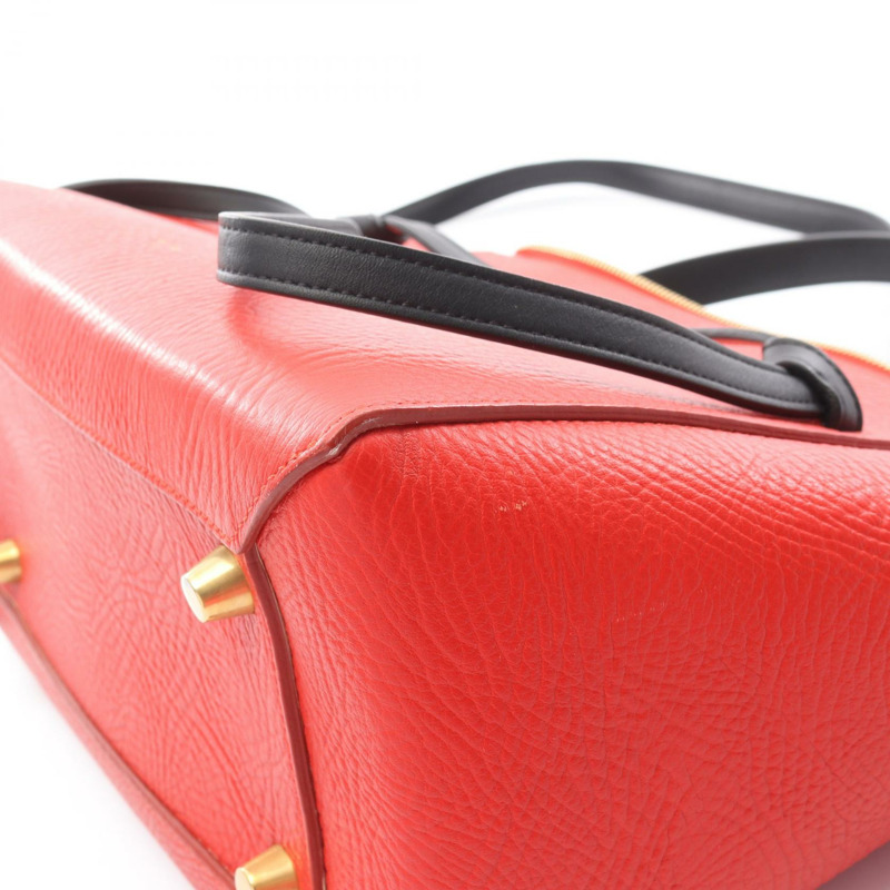 CELINE BELT BAG MINI 單肩手提包 176103 皮革 紅色 米色 黑色 二手 女士-8