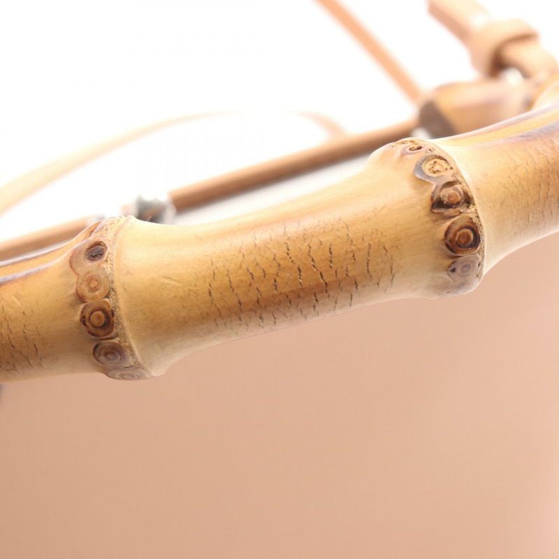 JIL SANDER GOJI MINI 竹節肩斜背包 皮革 米色 二手 女士-5