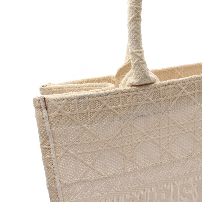 Christian Dior BOOK TOTE 中型帆布包 米色 二手 女士-7