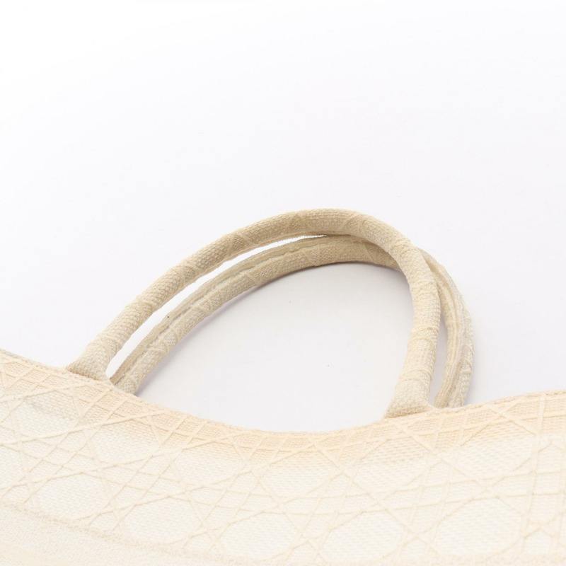 Christian Dior BOOK TOTE 中型帆布包 米色 二手 女士-13