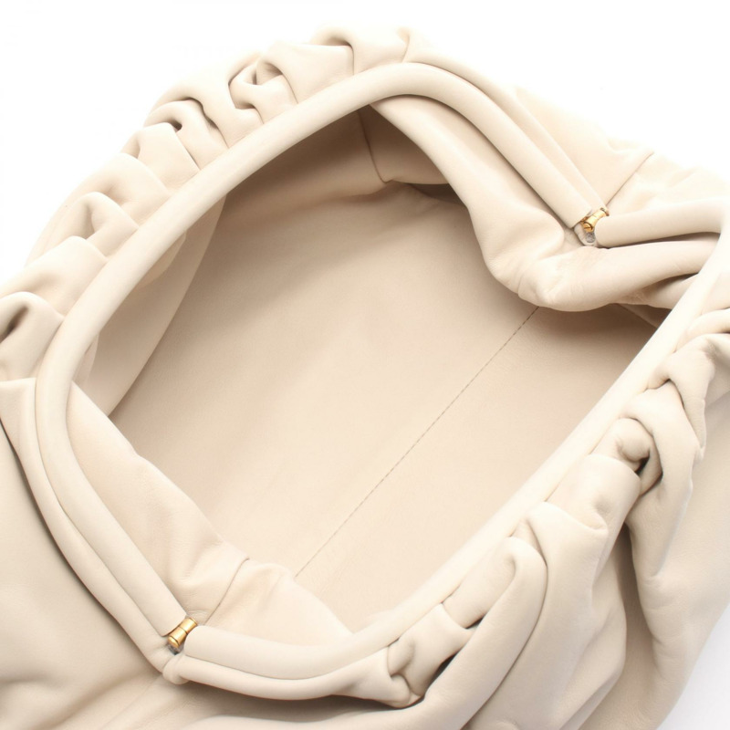 BOTTEGA VENETA 白色皮革迷你手拿包 576227 二手女士-2