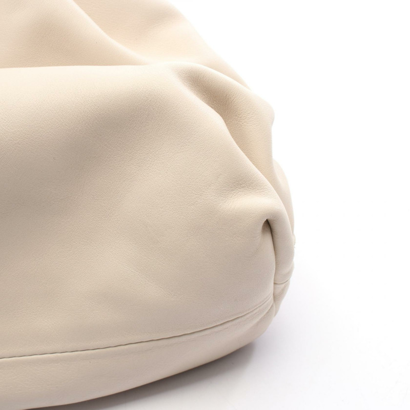 BOTTEGA VENETA 白色皮革迷你手拿包 576227 二手女士-4