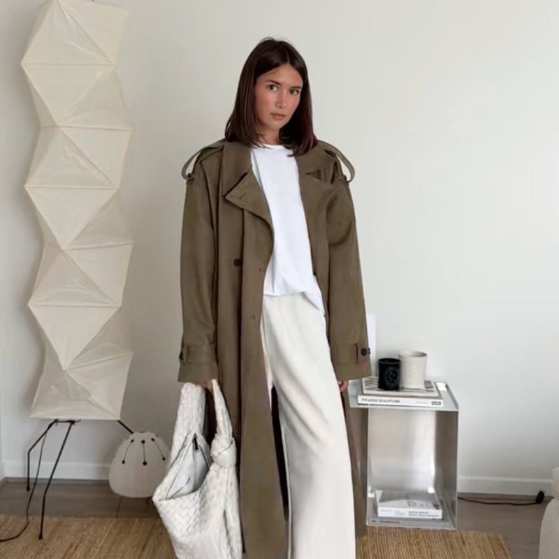 柔軟小羊皮 中古 BV包 鬆弛感 Bottega Veneta Jodie Medium 粉筆白 編織皮革 /側背/手提 最大尺寸 White-2