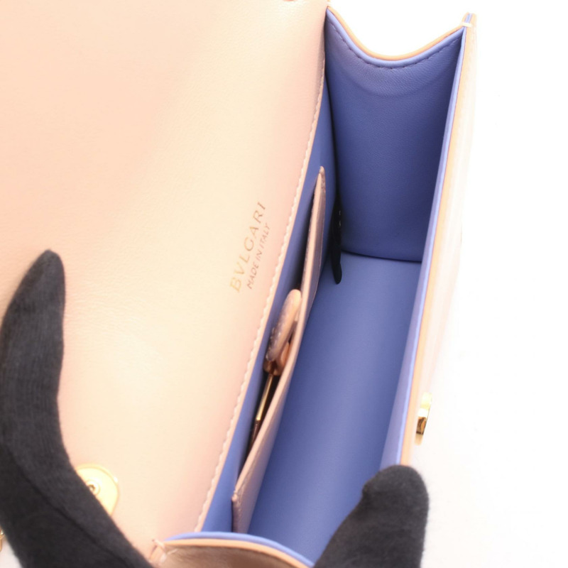 寶格麗 Serpenti Forever 鏈條單肩包，粉紅色皮革，二手女士-2