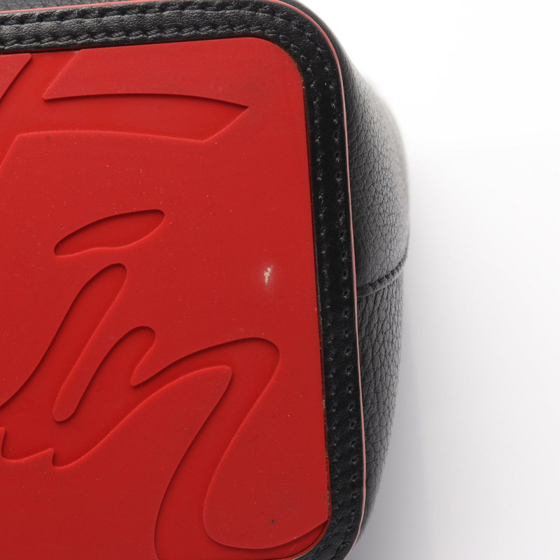 Christian Louboutin CABATA 小號手袋 3205219 黑色皮革 二手 女士-6