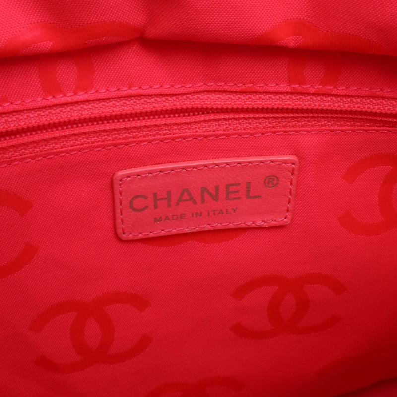 香奈兒 Cambon 系列中型托特包 A25167 皮革 黑白 SHW 二手女士-3