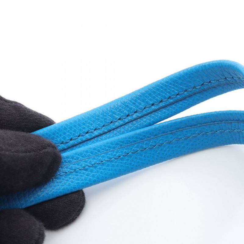 CELINE Vertical 小號 Cabas 兩用肩背手提包，皮革材質，藍色，二手女款-7