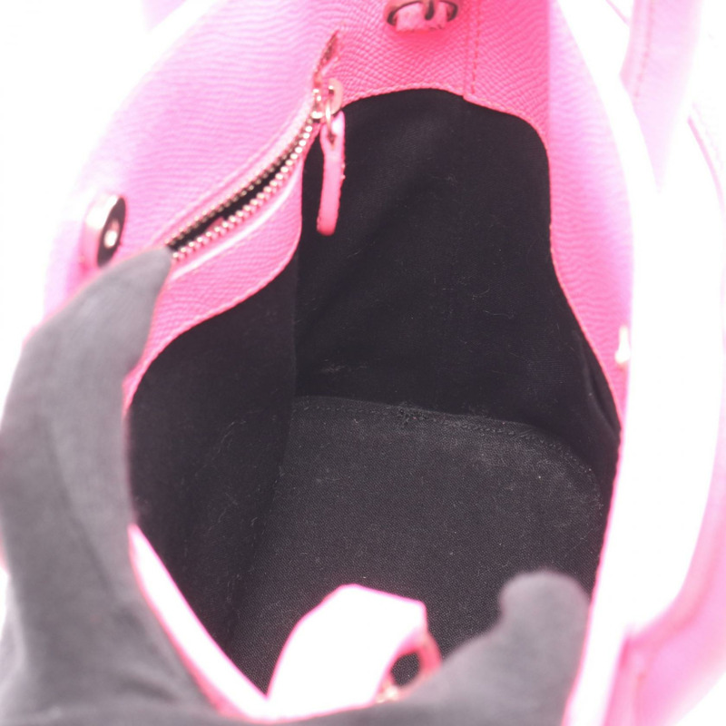 BALENCIAGA Ville XXS 單肩斜背包 569856 粉紅皮革 二手 女士-2