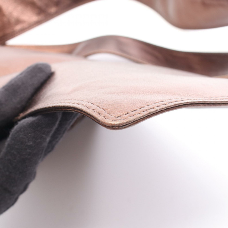 香奈兒 (CHANEL) 棕色古銅色皮革單肩斜背包，二手女士 Coco CC-6