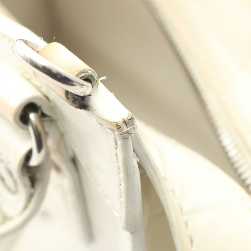 巴黎世家 NEO CLASS CITY MINI 斜背包 638524 白色皮革 二手 女士-6