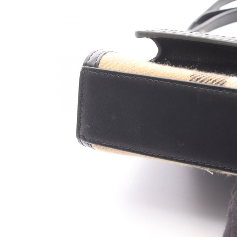 BURBERRY 迷你口袋單肩斜背包 8035839 皮革羊絨二手-5