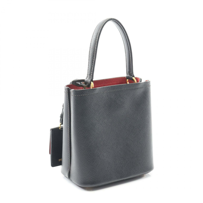 PRADA SAFFIANO CUIR+C 斜背肩背包 1BA217 Saffiano 黑色-1