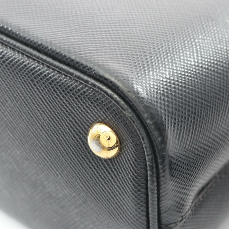 PRADA SAFFIANO CUIR+C 斜背肩背包 1BA217 Saffiano 黑色-8