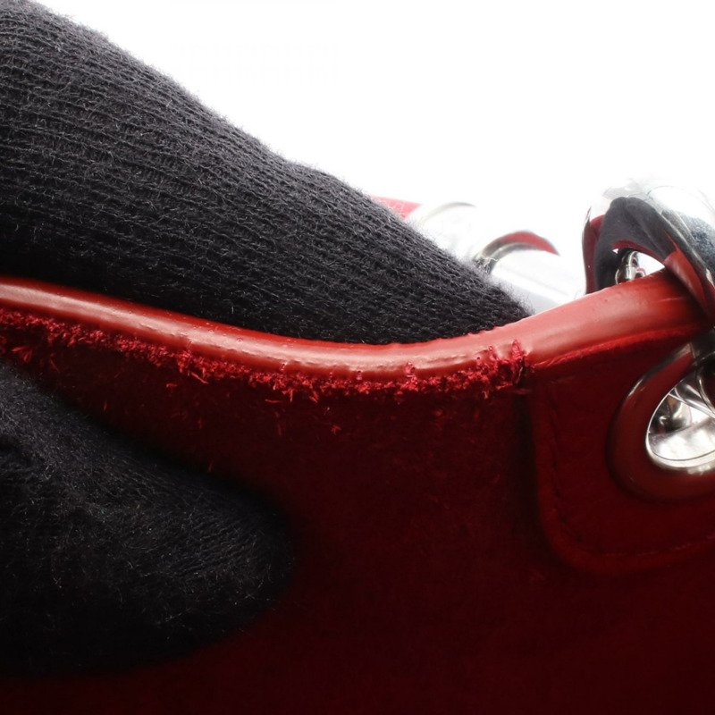 CELINE Sangle 水桶小號肩背包，紅色皮革，二手女款-4