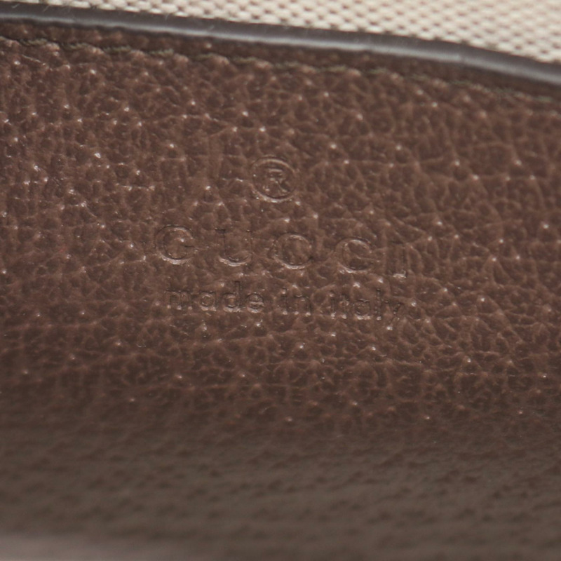 GUCCI Jumbo GG 手提單肩斜挎迷你包 699406 帆布皮革 米色 二手-3