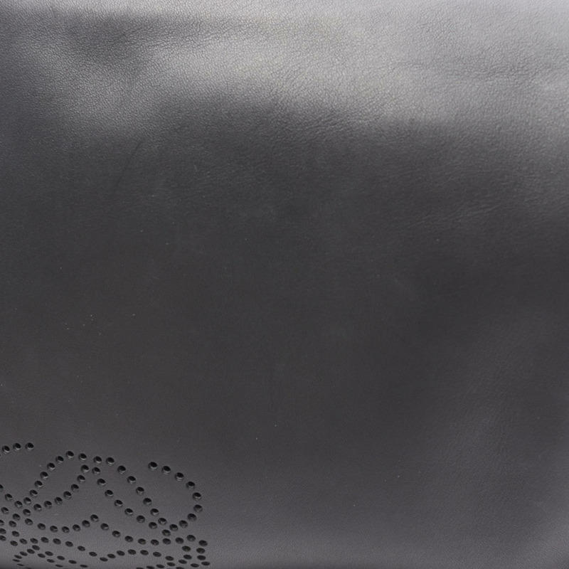 LOEWE Sophia Anagram 單肩斜背包，黑色棕色皮革，二手女款-6