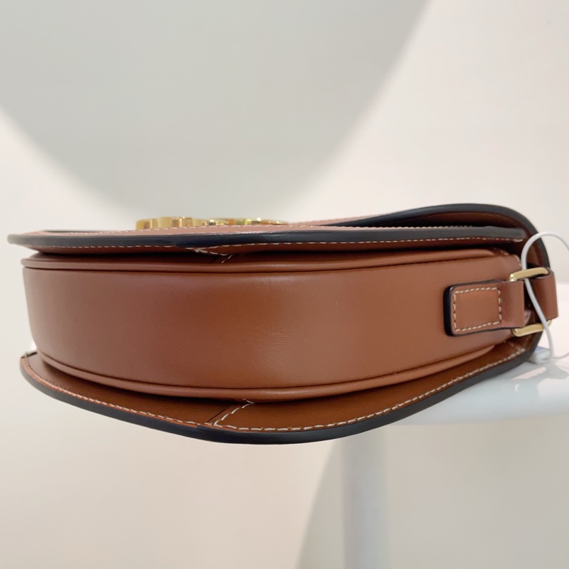 98新Celine 凱旋門金扣馬鞍包 23年新款 無附件-9